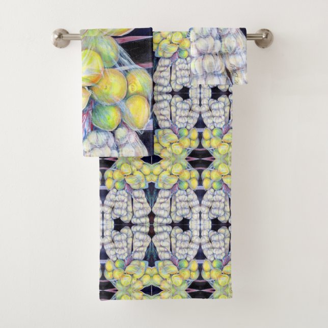 Conjunto De Toalhas Maravilhas dos mercados úmidos, Singapura (Insitu)