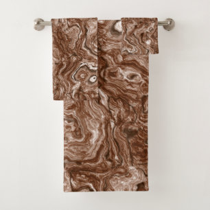 Conjunto De Toalhas Marble abstrato