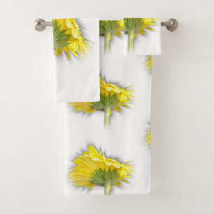 Conjunto De Toalhas margarida amarela