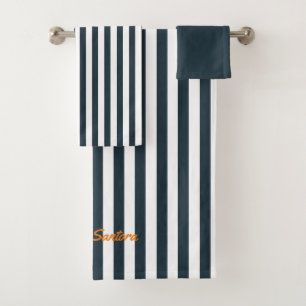 Conjunto De Toalhas Marinhos   Monograma do moderno cavalheiro