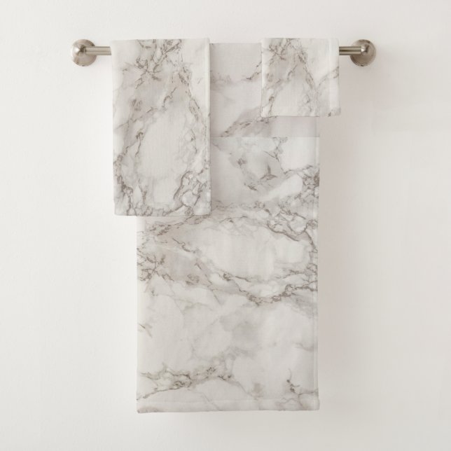 Conjunto De Toalhas Mármore bege (Insitu)