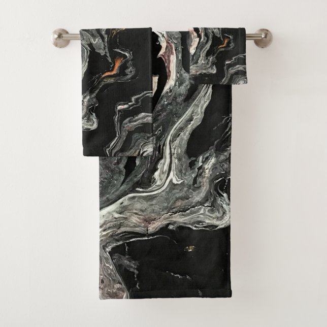 Conjunto De Toalhas Mármore Fluido de Ácidos (Insitu)