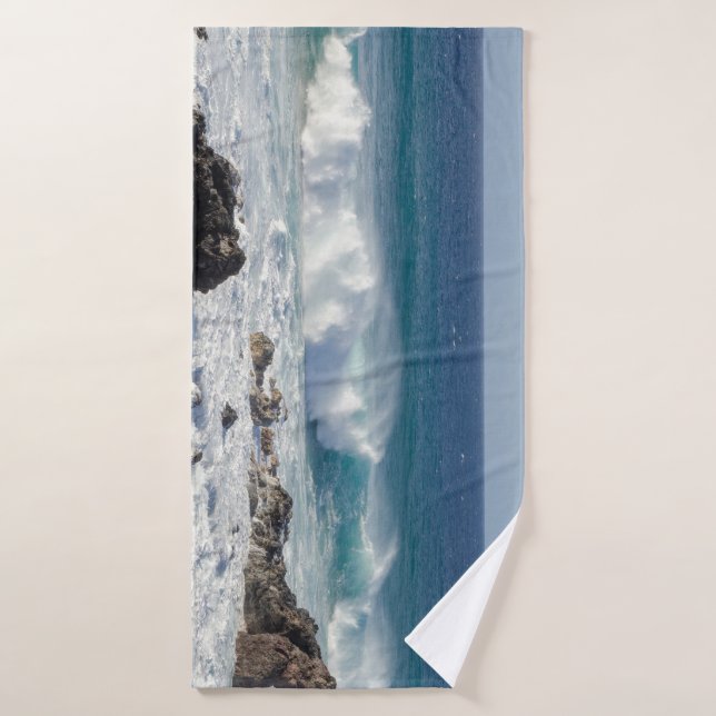 Conjunto De Toalhas "Maui Waves" - Fotografia da Natureza (Toalha de Banho)