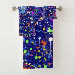 Conjunto De Toalhas Maximalismo Abstrato: Roda-gigante à Noite