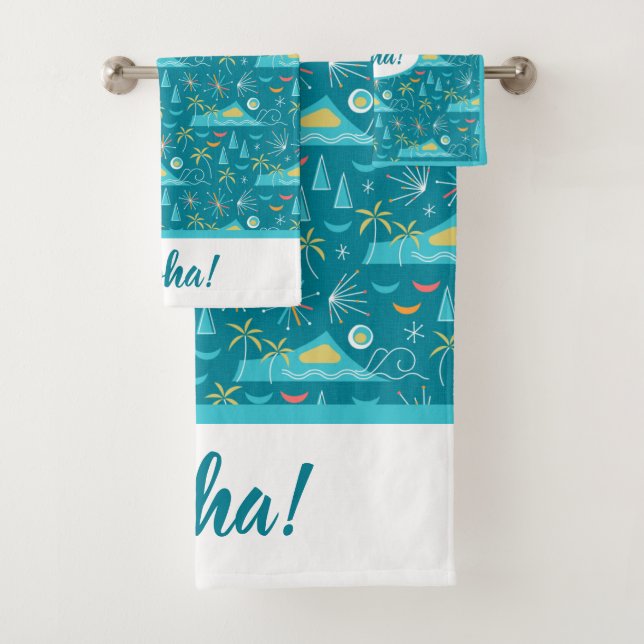 Conjunto De Toalhas MCM Diamond Head Fireworks Party (Insitu)