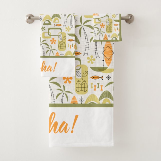 Conjunto De Toalhas MCM Hawaiian Village (Insitu)