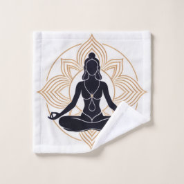 Conjunto De Toalhas Meditação Zen Lotus
