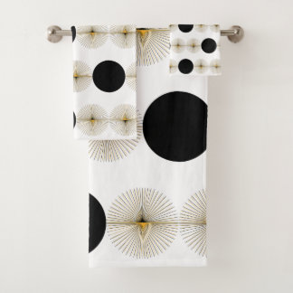 Conjunto De Toalhas Meio círculo moderno do meio século