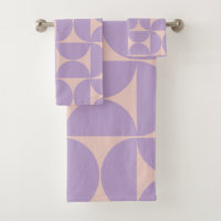 Meio século moderna de Lavanda de padrão