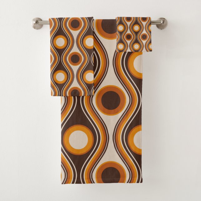 Conjunto De Toalhas Meio século moderno  (Insitu)