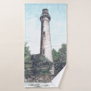 Conjunto De Toalhas Meios mistos do farol da ilha de Currituck
