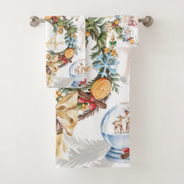 Conjunto De Toalhas Melancia Monograma