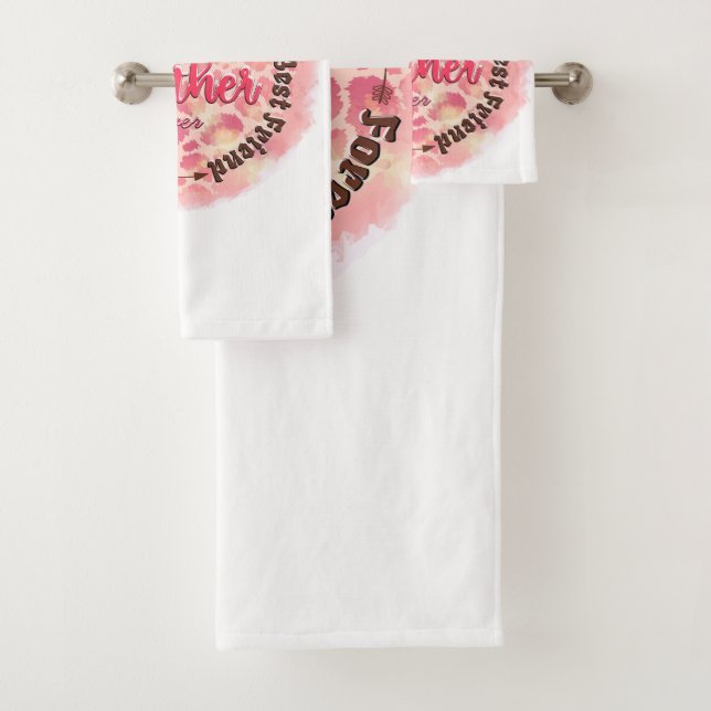 Conjunto De Toalhas Melhor Amiga da Mãe do Mundo (Insitu)