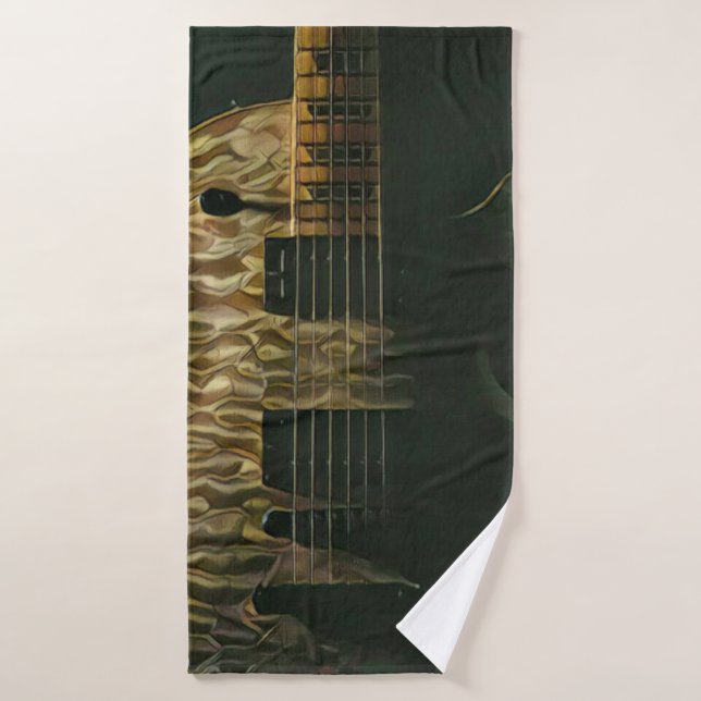Conjunto De Toalhas Melhor guitarrista de sempre (Toalha de Banho)