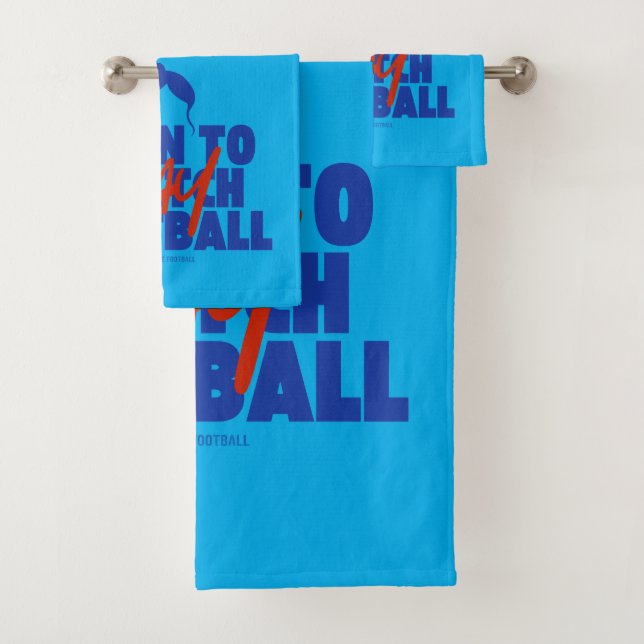 Conjunto De Toalhas Menina Nascida Para Jogar Futebol (Insitu)
