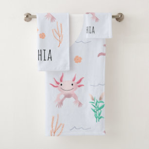 Conjunto De Toalhas Meninas Bonitas e Modernas Crianças com Padrão A