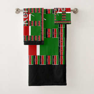 Conjunto De Toalhas Meu Belo País É Kenya Apron