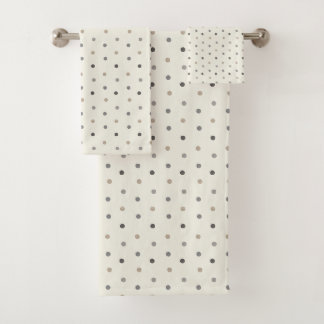 Conjunto De Toalhas Minimal Beige & Gray Baby Towel Set
