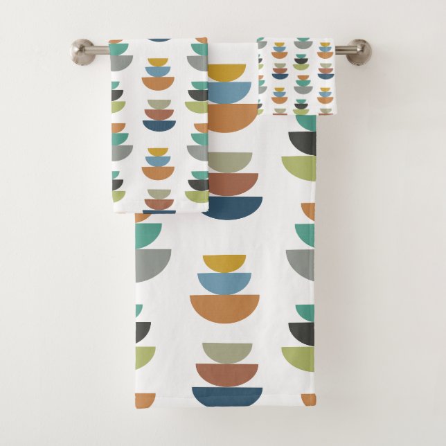 Conjunto De Toalhas Minimalismo moderno do século médio (Insitu)