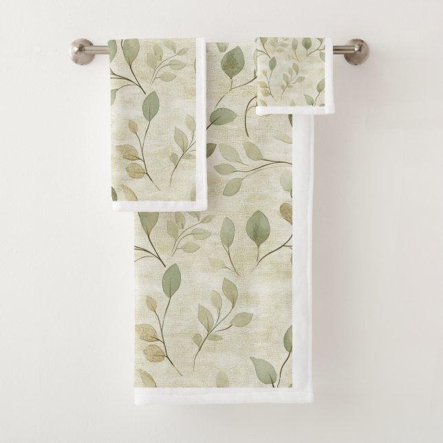 Conjunto De Toalhas Minimalist Art Towel | Home & Living Elegance (Insitu)