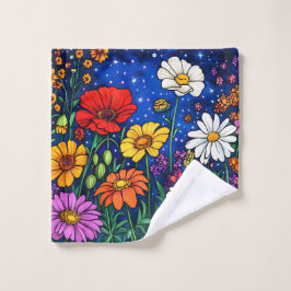 Conjunto De Toalhas Mistura de flores