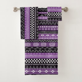 Conjunto De Toalhas Mistura de Muda Moderna Roxo