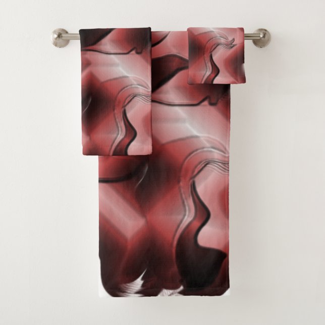 Conjunto De Toalhas Mistura de nevoeiro acastanhado e mal esculpida (Insitu)