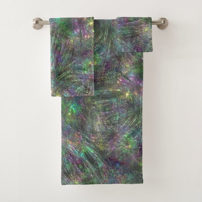 Conjunto De Toalhas Mistura de textura áspera, arranhões e matança (Insitu)