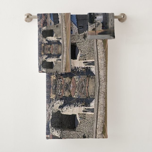 Conjunto De Toalhas MLS018 CAMPOBASSO Bell Tower San Bartolomeo, (Insitu)