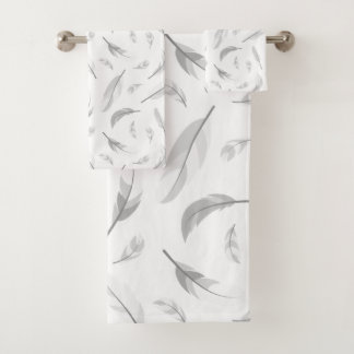 Conjunto De Toalhas modelo de pluma