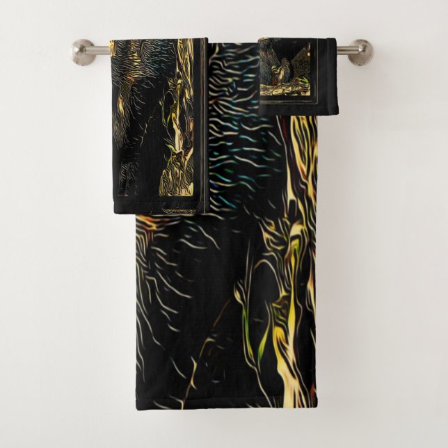 Conjunto De Toalhas Modelos Primatas: Mackey Laze 01-01 (Insitu)