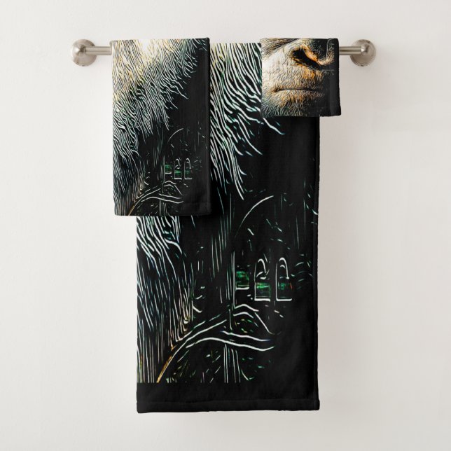 Conjunto De Toalhas Modelos Primatas: Mad Apes 01-02 (Insitu)