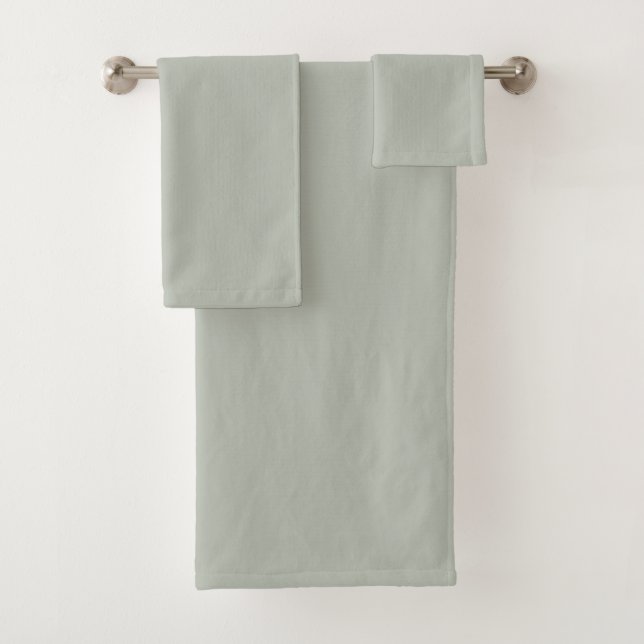 Conjunto De Toalhas Modern Seafoam Green Três Peças (Insitu)