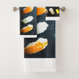 Conjunto De Toalhas Modern Sushi Towel Set – Minimal & Delicious