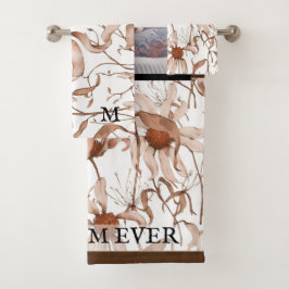 Conjunto De Toalhas Modern vibrant color mother photo art