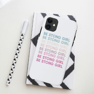 Conjunto De Toalhas Moderno Colorido Seja Forte Frase de Inspiração