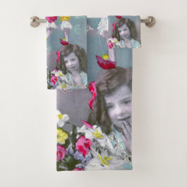 Conjunto De Toalhas Mon petite coeur dans ce baiser 2