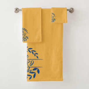 Conjunto De Toalhas Monograma