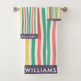 Conjunto De Toalhas monograma,nome,