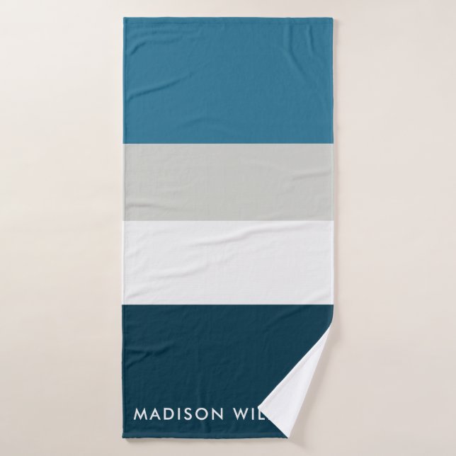 Conjunto De Toalhas monograma,nome, (Toalha de Banho)