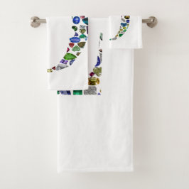 Conjunto De Toalhas Monograma 'O'