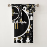 CONJUNTO DE TOALHAS MONOGRAMA PERSONALIZADA DE CHRISTMAS WINTER WONDER<br><div class="desc">Adicione alguma exclusividade e diversão à sua experiência diária através deste design único e moderno. Divirta-se com esta design e muito amor.</div>