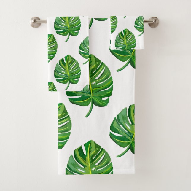 Conjunto De Toalhas Monstera (Insitu)