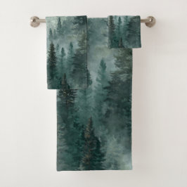 Conjunto De Toalhas Moody Forest 