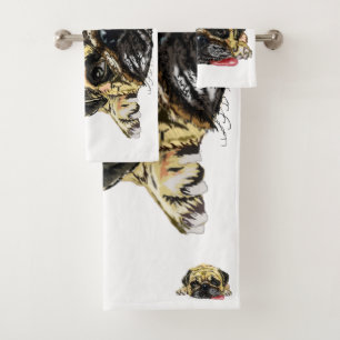 Conjunto De Toalhas Mops