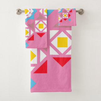 Conjunto De Toalhas Mosaico