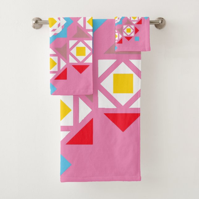 Conjunto De Toalhas Mosaico (Insitu)