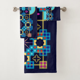 Conjunto De Toalhas Mosaico