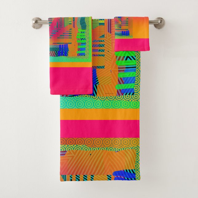 Conjunto De Toalhas Mosaico (Insitu)