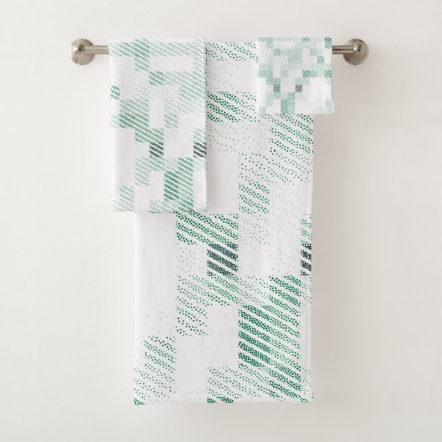 Conjunto De Toalhas Mosaico Geométrico (Insitu)